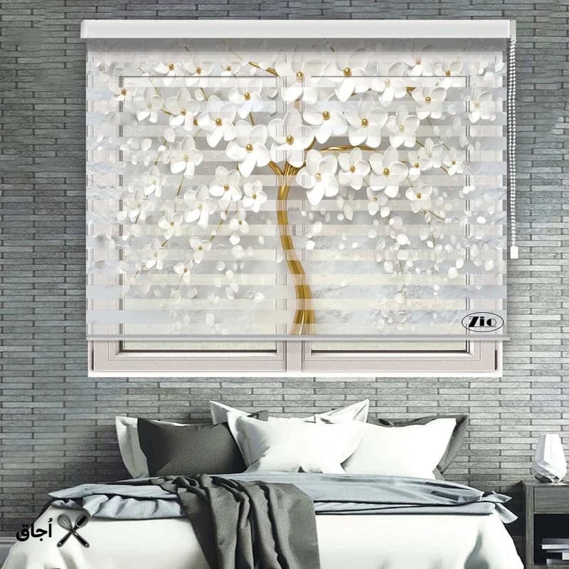 پرده زبرا زیو سایز 150x150 سانتیمتر